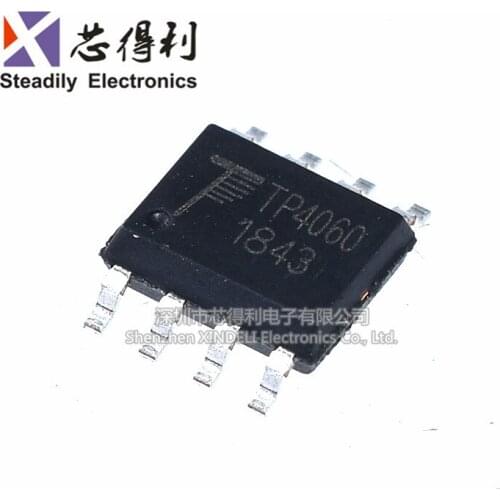 10pcs/lot Brand New & Original Tp4060 SMD Sop-8 Single Lithium Ion Battery Charging Chip