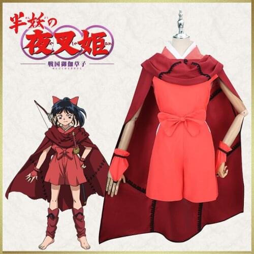2021 Anime Yashahime: Princess Half-Demon もろは Cosplay Costume Women Leisure Daily Set Customization