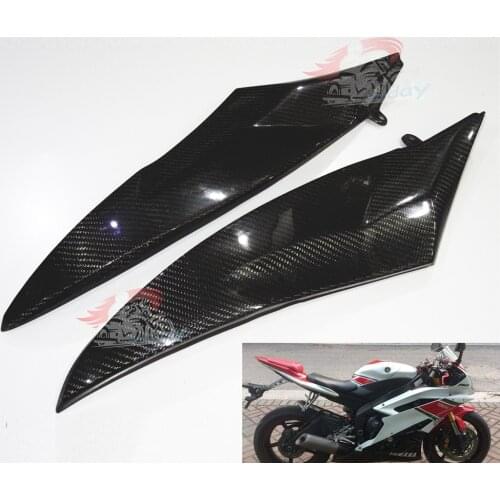 Carbon Fiber Side Tank Panels For Yamaha YZF R6 2006 2007