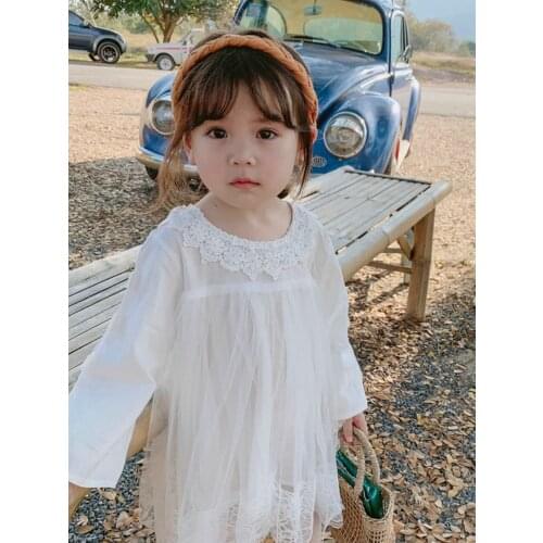 Girls Breathable Lace Dress New Childrens Clothing In Spring And Summer Girls Dresses For Party And Wedding Baby Girl Clothes
