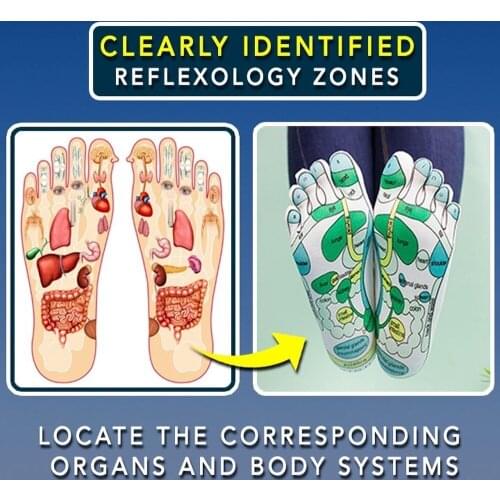 Five Finger Cotton Socks Heat Transfer Acupoint Massage Socks with Massage Stick Yoga Socks Woman Socks