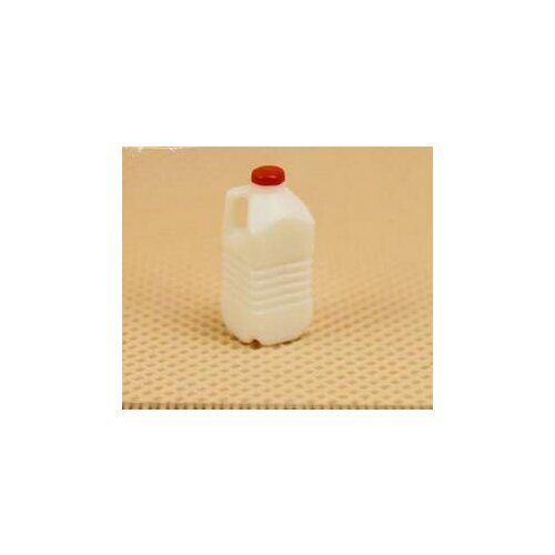 Miniature Milk Bottle Jugs Dollhouse 1:12 Scale Bottles Plastic Breakfast Gift