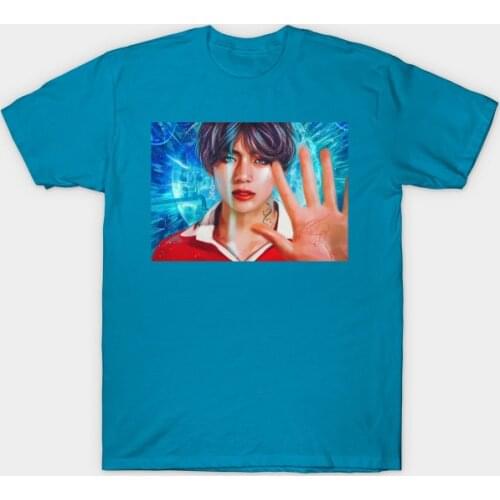 Men t-shirt Taehyung DNA Tshirt Women T Shirt Men Cotton Tees Streetwear Harajuku