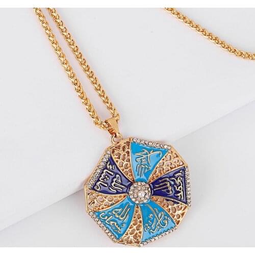 Allah and Mohammed muslim islam pendant necklace accept drop shipping