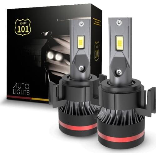 Route101 H7 LED Canbus Headlight Bulb with Adapter Retainer for Ford Mondeo Peugeot 508 2008 3008 4008 Citroen C5 DS5 DS6 Lamp