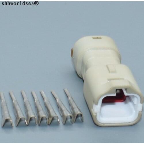 Shhworldsea 6pin 1.2mm auto electric plug connector cable waterproof conector 6188-0658