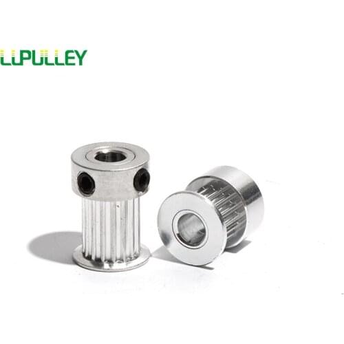 LUPULLEY S2M 16T Timing Belt Pulley Bore 4/5/6mm 16Teeth K Type Synchronous Pulley Wheel With Belt Width 7/11mm For CNC Machine
