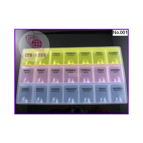 2X Large Empty Transparent Silicone Soft Storage Case Box 21 Cells for Nail Art Tips Gems