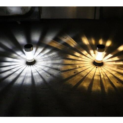 Solar Led Outdoor Stainless Steel LED Solar Lawn Light For Garden Decor Outdoor Waterproof IP65 Bollard Solar Stick Lights