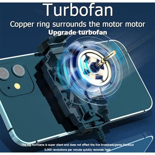 Universal Smart Phone USB Cooling Fan Portable Mobile Phone PUBG Gaming Heat Sink Cooling Fan Cooler System Phone Radiator