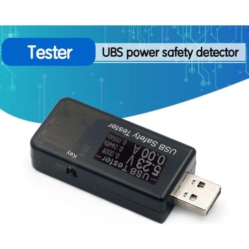 USB Current Voltage Capacity Power Detection Test Meter Instrument Mobile Phone Charger Power Safety Monitor Voltmeter Ammeter