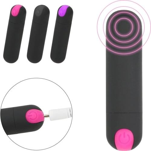 USB Rechargeable 10 Speed Mini Bullet Vibrator Strong Vibration for Women Powerful Finger Design G-spot Massager Sex Toys