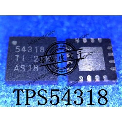 1Pieces New Original TPS54318RTER TPS54318 54318 QFN16 In Stock Real Picture
