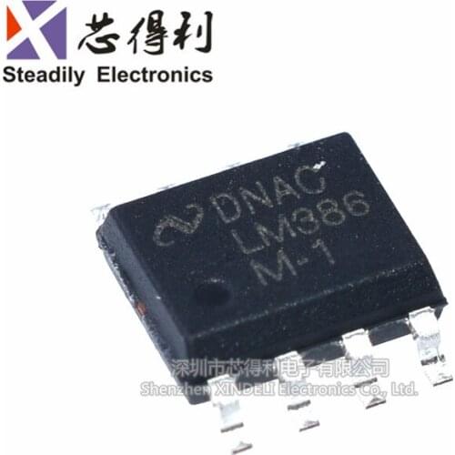 10pcs/lot New LM386 LM386M-1 SOP8 Audio Amplifier