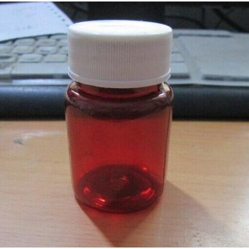 100PCS/lot 15ML 15g Amber Plastic Cosmetic Jars Clear Skin Care Cream Container for Capasule Pill Sample Packing Bottles