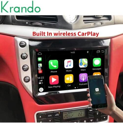 Krando 9" Android 9.0 tesla Car Radio for Maserati GT/GC GranTurismo 2007 - 2019 GPS navigation multimedia Audio DVD player