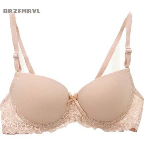 White color lovely Sexy Lace women Bra Push Up Bra Underwear Adjustment PushUp support Bra for girl sexy lace bra push up breast
