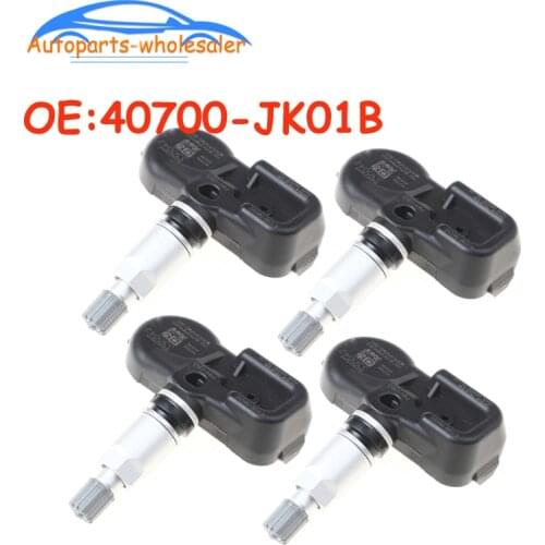 4 pcs/lot For Nissan 40700-JK01B 40700JK01B PMV-C813 PMVC813 TPMS Tire Pressure Monitoring Sensor Car Accessories