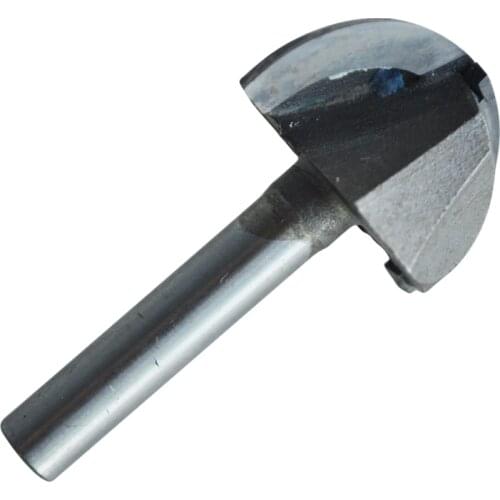 Double Flute Round Nose Router Bit, 45mm Standard