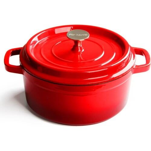 Enamel pot soup pot stew pot soup pot enamel pot thickened 22 / 24 / 26cm special pot stewing pot for induction cooker