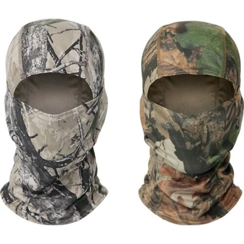 Camouflage Balaclava Tactical Motorcycle Face Mask Motorbike Face Shield Outdoor Hunting Helmet Cap Military Skull Mask X186D