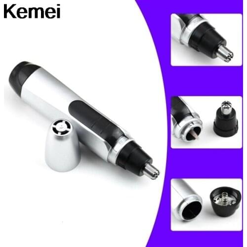 Kemei Electric Shaving Nose Hair Trimmer Epilator Safe Face Care Shaving Razor Nose Clipper Man Woman Masculino