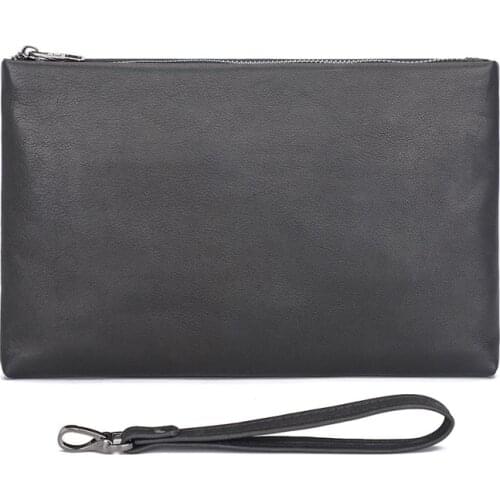 Cyber Sale Mens Long Leather Cellphone Clutch Wallet Purse for Men Large Travel Business Hand Bag Cell Phone C019A