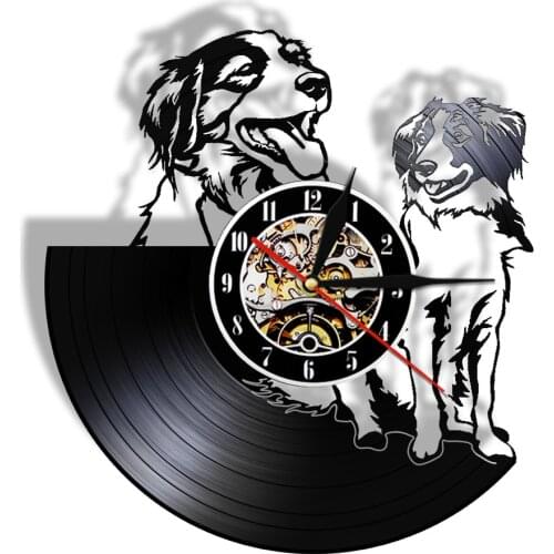 Kooikerhondje Vinyl Record Wall Clock Custom Dog Name Timepiece Nederlands Dog Breed Personalized Small Cager Dog Kooiker Watch
