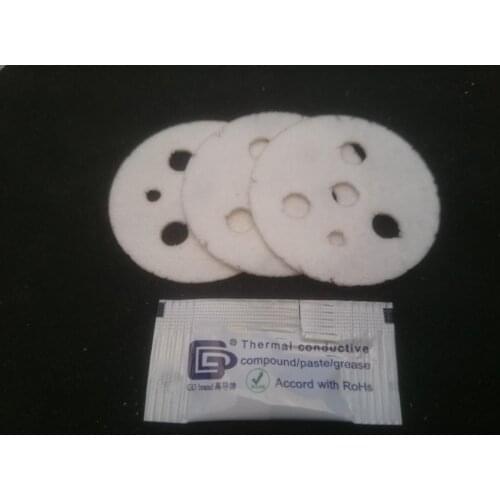 Diamond Hotend Insulators Kit with insulators and thermal paste diamond thermal isolation 2mm thickness