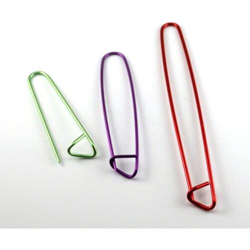 3 PCS/set Aluminum Markers Holder Needle Clip Craft Knitting Crochet Locking Stitch Weaving Tools