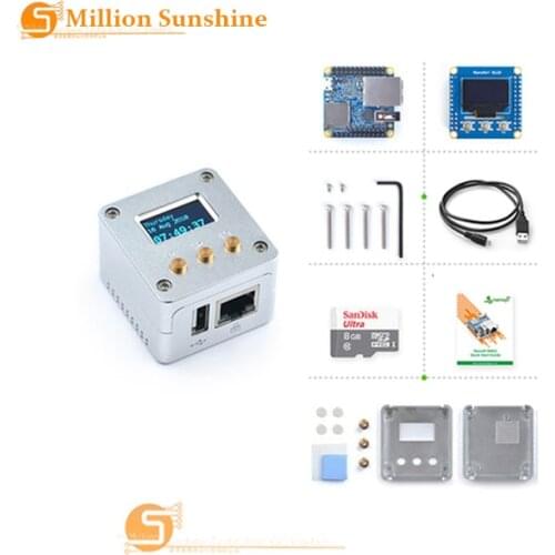 NanoPi, NEO/NEO2 all metal aluminum shell, with NanoHat OLED display + heat sink free shipping