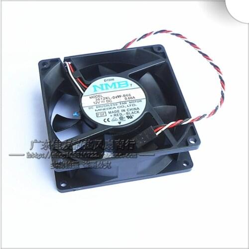 New original NMB 3612KL-04W-B66 12V 0.68A 9CM 9032 high air volume server chassis with thermistor cooling fan