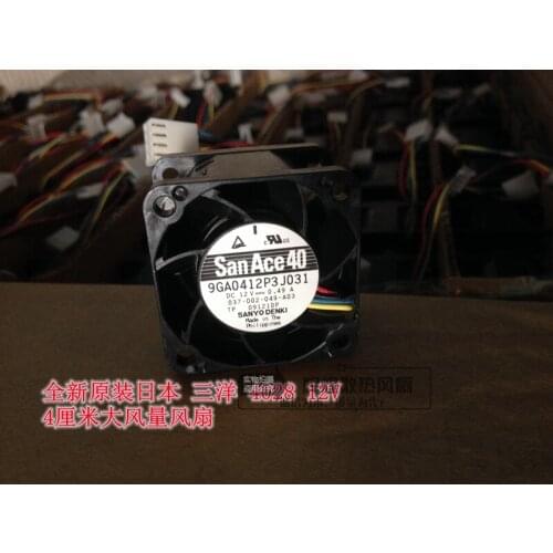 NEW SANYO DENKI SAN ACE 4028 4cm 12V 1U Server 9GA0412P3J031 cooling fan