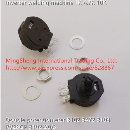 Original new 100% inverter welding machine 1K double potentiometer B102 RV28GP B102-20/3 (SWITCH)