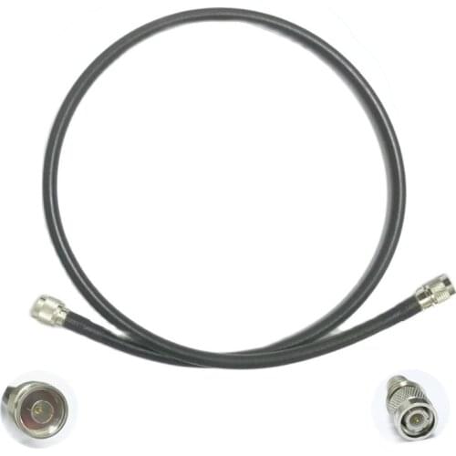 1PC New N Male switch TNC male plug RF coaxial cable RG8 adapter 100cm 1m high quality low loss for WIFI wireless Wholesale