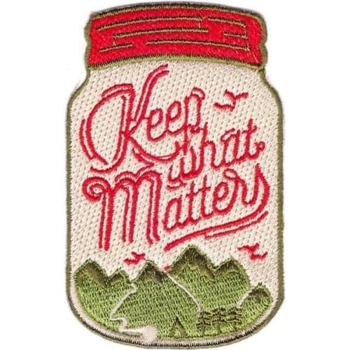 10pcs/lot Bottle Maintenance Embroidery Patch Letter Backpack Clothing Decoration Accessory Iron Heat Transfer Applique