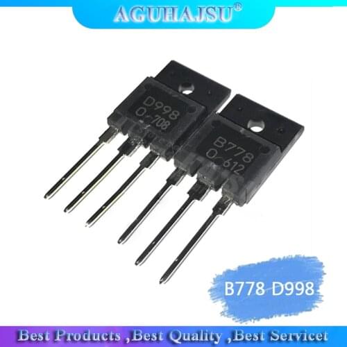 10pcs/lot B778 D998 5PCS* 2SB778 5PCS*2SD998 TO-3Pmolewei acoustic the tube new original