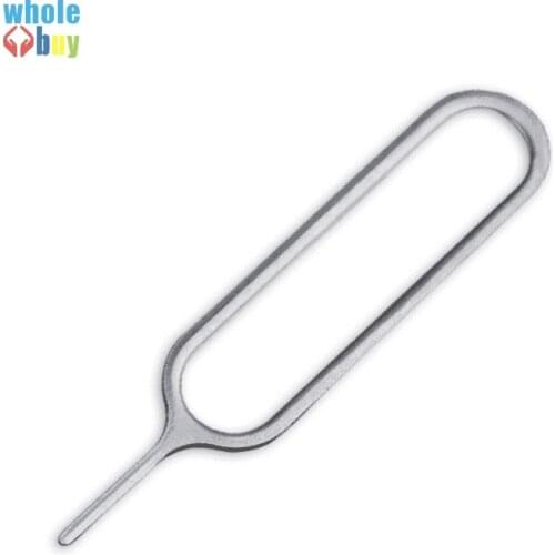 10000pcs/lot SIM Card Eject Tool Needle Pin Metal High Quality Portable for IPhone X 8 7 6 Huawei Xiaomi Samsung HTC Sony