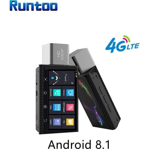 RUNTOO K11 Car DVR Full HD 1080P Android 8.1 4G WIFI GPS Tracking Dual Lens Dash Cam Front and Rear Car Camcorder Night Vision