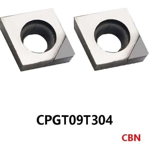 BEYOND CPGT 09T304 CBN CPGT09T304 CPGT09T304-2V Diamond Boron Nitride Lathe Cutter Inserts CPGT09T3 Turning Tool