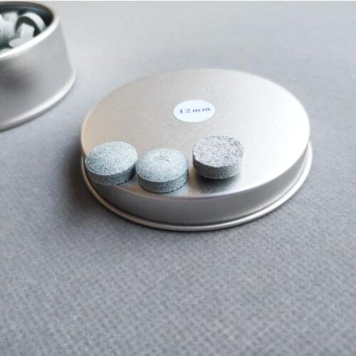 BOCI David Potts Black 8 Tip 12mm MH Professional Tip A box of 50 pcs Excellent Billiards Accessories for Beginners