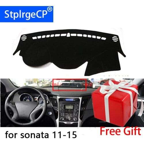For Hyundai Sonata I45 2009-2014 Right and Left Hand Drive Car Dashboard Covers Mat Shade Cushion Pad Carpets Accessories