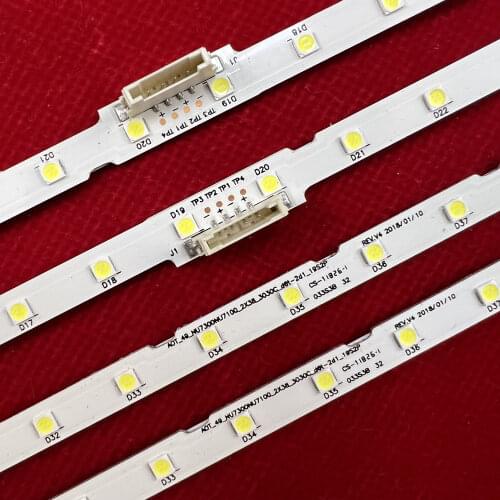 For Sam sung 49"TV UE49NU7300 UE49NU7140 UE49NU7100 UE49NU7140U UE49NU7100U AOT_49_NU7300_NU7100_2X38_LED Backlight strip
