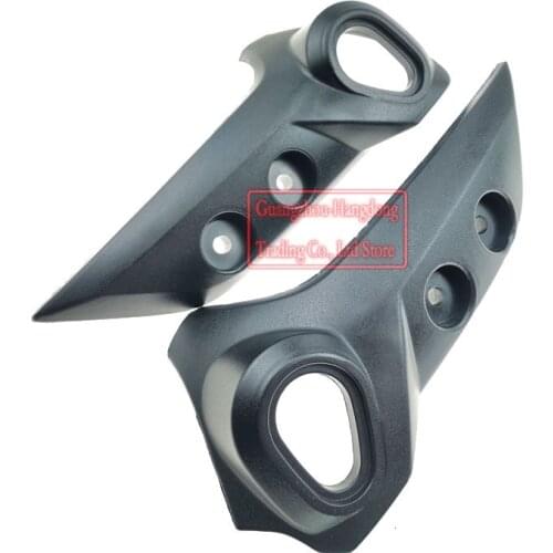 For Yamaha FZ6-N FZ6N black Bracket Headlight Upper Side Motorcycle Parts Plastic & aluminum 2004 2005 2006 2007 2008 2009 2010