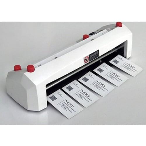 SK316 A4 size electric card cutter 90*54mm card size Heavy-duty fine-tuning electric business card cutting machine