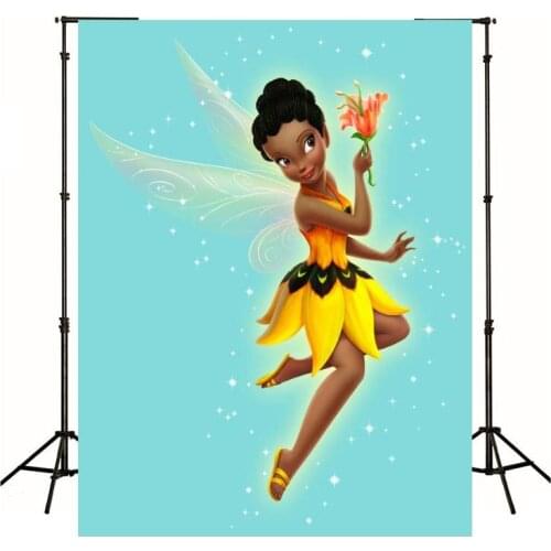 Cartoon Elfin Pixie Fairy Photography Background Backdrop Children Birthday Party Decoration Tapestry Photo Studio Wallpaper