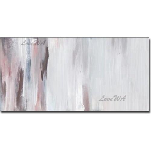 Frameless Handpainted Pink Modern Landscape Handmade colorful Abstract Style Oil Painting on Canvas For Home Decorative Wall Art