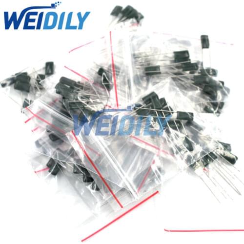 180PCS/LOT 18value*10pcs Polyester film capacitor Assorted Kit contains 2A104J 2A332J 2A472J 2A103J 2A333J 2A473J 2A563J 2A223J