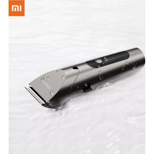 New Xiaomi RIWA Hair Clipper Personal Electric Trimmer Rechargeable Strong Power Steel Cutter Head With LED Screen Washable