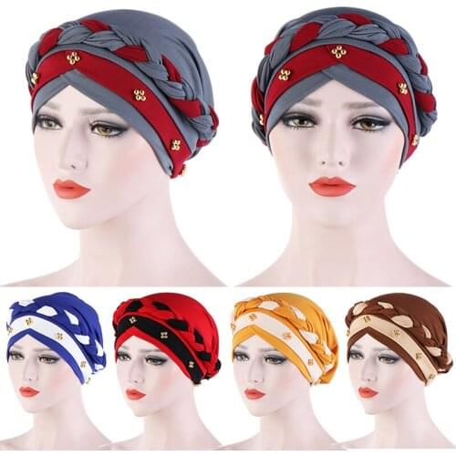 2020 Cotton Muslim Turban Scarf for Women Islamic Inner Hijab Caps Arab Wrap Head Scarves Femme Musulman Turbante Mujer